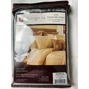 Shangri-la One Standard Sham Blue 27in x 21 in NEW